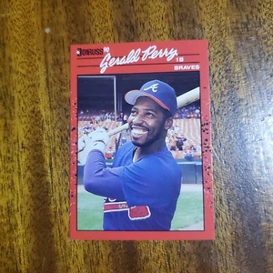 Donruss Gerald Perry Atlanta Braves 1990 #153 C7394* - Imagen 1 de 2