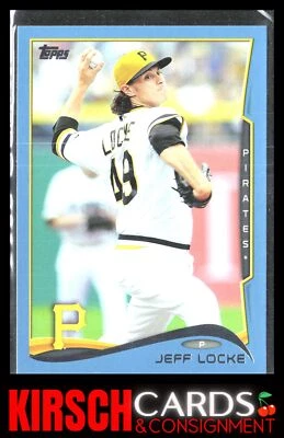 Jeff Locke 2014 Topps #608 Blue Pittsburgh Pirates - Image 1 of 2