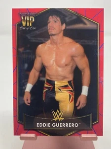 2021 TOPPS TRANSCENDENT WWE VIP PARTY EDDIE GUERRERO RED & BLUE ONE OF ONE - Picture 1 of 5