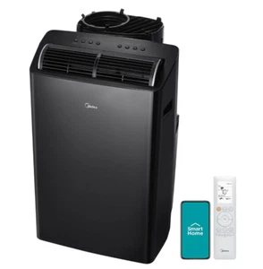 Midea MAP12S1TBL Air Conditioner, 12,000 BTU-dual hose, Black - Picture 1 of 1