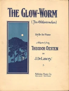 The Glow-Worm by Oesten and DeLancey - Sheet Music -1909 - Picture 1 of 1