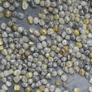 Diamantes de fantasía redondos amarillos sueltos naturales río Congo 3 C.T.W 60 piezas - Imagen 1 de 10