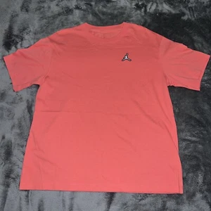 Small Nike Air Jordan Women Essentials Jumpman T-Shirt DM5029-894 NWOT Sea Coral - Picture 1 of 10
