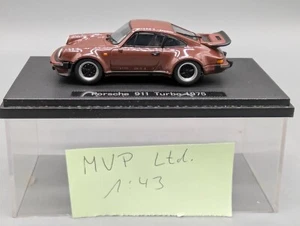 Modellini auto 1:43 MVP Porsche 911 Turbo 1975 in vetrina - Foto 1 di 11
