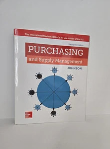 Purchasing and Supply Chain Management by P. Fraser Johnson Sixteenth Edition - Picture 1 of 13