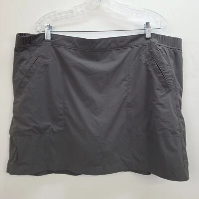 Woolrich Skort Mujer 2X Gris Bolsillos con Cremallera Pantalones Cortos Debajo de la Falda Elásticos  Foto 1 de 4