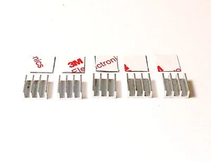 5 X DISIPADOR HEATSINK 11 X 11 X 5 MM + ALMOHADILLA ADHESIVA 3M, ARDUINO RASPBER - Picture 1 of 1