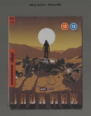 IRON MAN - UK EXCLUSIVE MONDO 4K + BLU RAY STEELBOOK - NEW (SEE DESCRIPTION) - Image 1 of 4