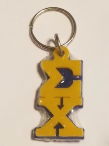 Sigma Chi Keychain Key Ring Letters - Bild 1 von 2