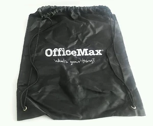 Black White Office Max/ Who's Your Daddy Drawstring Backpack  A6 - Picture 1 of 7