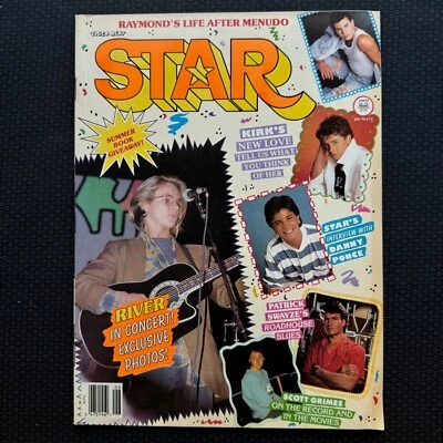 TIGER BEAT STAR Magazine June 1989 Tiffany, Swayze, River, Kirk, Poison MINT Foto 1 de 4