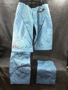 AXO  MEN'S SZ 30 BLUE PURSUIT CARGO MOTORCROSS CONVERTIBLE PANTS - Picture 1 of 10