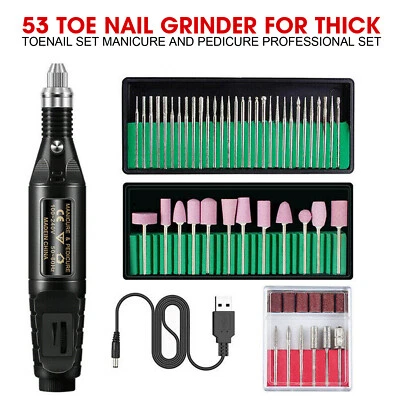 53 Toe Nail Grinder For Thick Toenail Set Manicure And Pedicure Professional Set - Image 1 of 4
