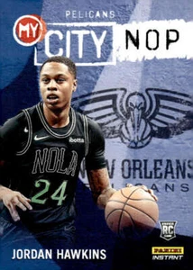 JORDAN HAWKINS RC 2023-24 Panini Instant My City /543 #7 Pelicans ROOK ID:109366 - Picture 1 of 2