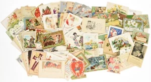 Large Lot Early 20th Century Postcard Lot, 75+ - Picture 1 of 7