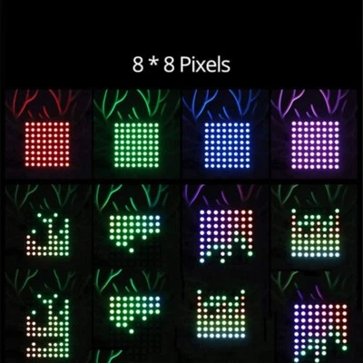 LED Matrix WS2812B Panel RGB 5050SMD 8x8 64 Pixels Digital Flexible Individually - Image 1 of 4