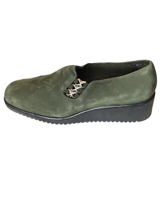 I Love Comfort Women's 10M Green Brittany Bootie Boots Leather Slip-On - New - Image 1 of 4