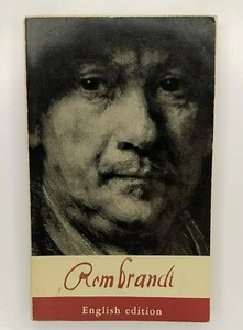 REMBRANDT by A.B. De Vries, Holland Paperback, Illustrated with B&W Prints, 1956 - Picture 1 of 11