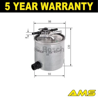 Fits Dacia Logan Renault MCV Express 1.5 dCi + Other Models Fuel Filter AMS - Image 1 of 4