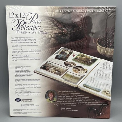 Protectores de página Creative Memories 12x12 15 hojas + 1 extra estilo antiguo nuevo sellado Foto 1 de 4
