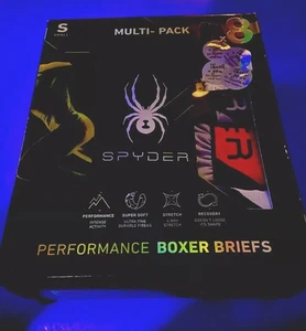 NEW! SPYDER 8 PACK MULTICOLOR PERFORMANCE BOXER BRIEFS/ SMALL / MSRP $90 - Imagen 1 de 5