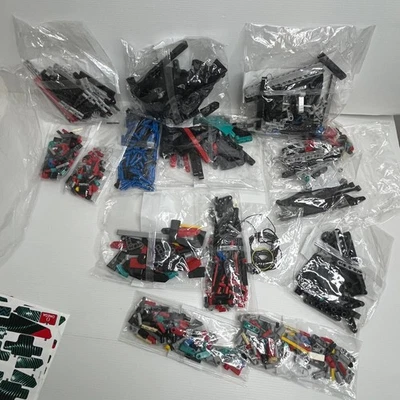 Lego Technic Bulk Lot All New 100s of Parts Bricks in Numbered Bags 730 Grams - Image 1 of 4