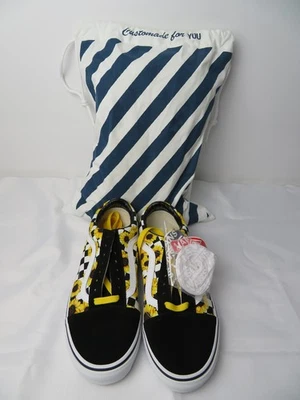 Vans Old School Flor de Sol Blanco y Negro 8.5WM Hombre/10W Mujer Nuevo en Caja Foto 1 de 4