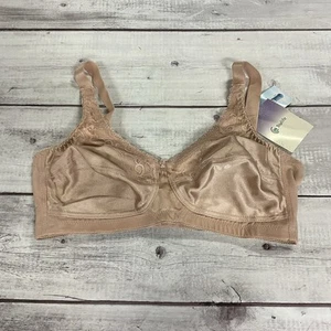 Trulife Naturalwear Mastectomy Bra Womens 38C Latte Wireless 210 - Picture 1 of 13