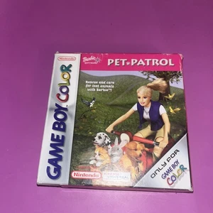 Barbie pet patrol gameboy color 2001 animal rescue gam gbc new not sealed  - Picture 1 of 8