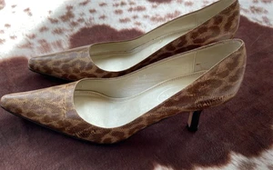Talbots Animal Print Echtleder Heels Größe 7 - Bild 1 von 7