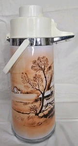 VTG 1970’s Saltera Hi Mark Deluxe Air Pump Airport Drink Dispenser “Homestead” - Picture 1 of 13