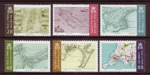 MAN 2007 Mappe dell'isola di Man 6v MNH** - Picture 1 of 1