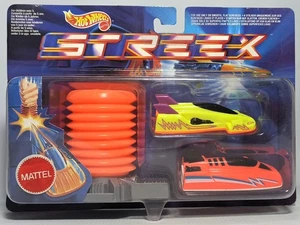 MATTEL VTG 1991 HOT WHEELS STREEX MACHINES 2 x HOVERCRAFTS EUROPEAN MOC SEALED B - Picture 1 of 14