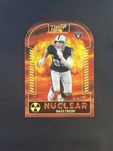 Estuche nuclear Maxx Crosby 2024 Panini Prestige Hit #N-MCY Raiders - Imagen 1 de 2