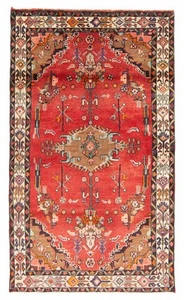 Vintage Hand-Knotted Area Rug 3'8" x 6'3" Traditional Wool Carpet - Picture 1 of 9