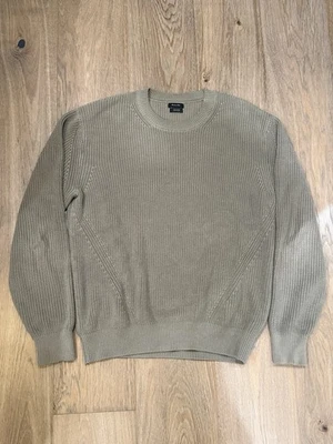 Suéter Massimo Dutti Hombre Peso Pesado Verde Talla L Calce Relajado Foto 1 de 4