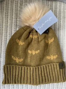 🌟Sophie Allport Women’s Bees Knitted Bobble Hat, Beanie, New🌟 - Picture 1 of 4