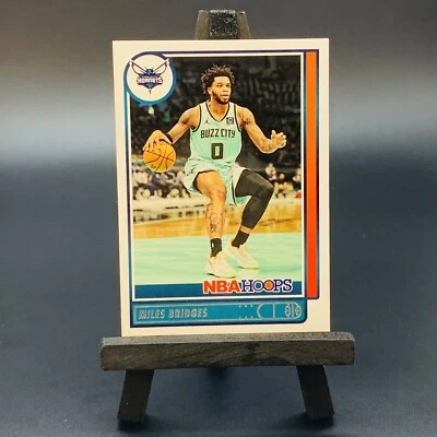 NBA 2021-22 Panini Hoops #190 Miles Bridges Charlotte Hornets Trading Card - Image 1 of 4