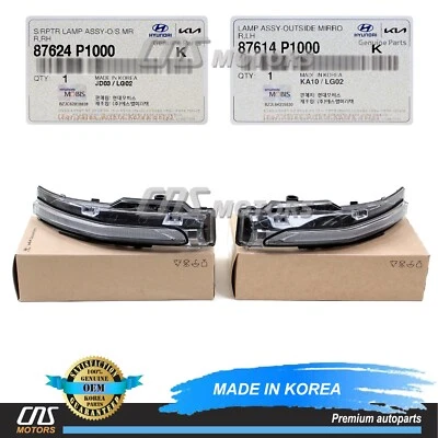 GENUINE Side Mirror Signal Repeater Lamp LH&RH for 23-25 Kia Sportage 87614P1000 Foto 1 de 4