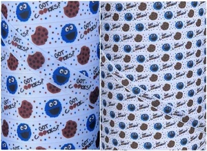 7/8" or 3/8" COOKIE MONSTER GROSGRAIN RIBBON U PK LENGTH - Picture 1 of 4