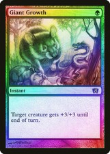 Giant Growth FOIL 8th Edition PLD Green Common MAGIC GATHERING CARD ABUGames