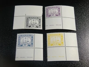 HONG KONG 1978 Sc#J22-22C Postage Due Imprint Marginal Set MNH XF - Picture 1 of 1