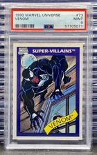 1990 Marvel Universe Series 1 VENOM #73 PSA 9 MINT Comics Spider-Man
