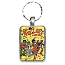Fast Willie Jackson #2 Cover Key Ring or Necklace Teen Humor Comic Book Jewelry