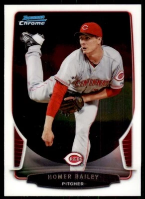 2013 Bowman Chrome Homer Bailey Baseball Cards #84 - Image 1 of 2
