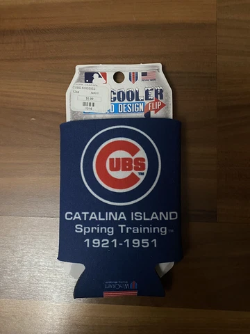Chicago Cubs Catalina Island 2 Sided Beer Can Cooler Coozy Spring Training MLB Cover