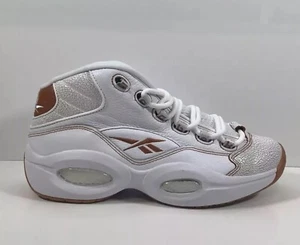 Reebok Question Mid Allen Iversen - Entrenador de baloncesto blanco tabaco talla Uk 8,5 - Imagen 1 de 9