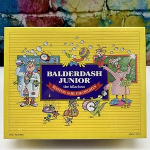 Balderdash Junior The Hilarious Bluffing Game for Children Fun 1991 De colección ¡NUEVO! - Imagen 1 de 24