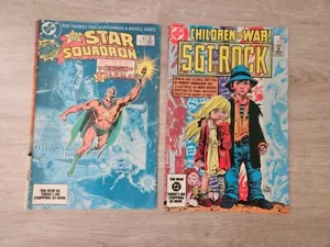 DC COMIC BOOKS-SGT. ROCK #396 AND ALL STAR SQUADRON #41 - 1985 - Picture 1 of 2