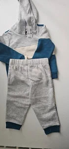 The children's Place Baby And Toddler Boys Colorblock Premium Fleece 2-Piece Ou - Picture 1 of 2